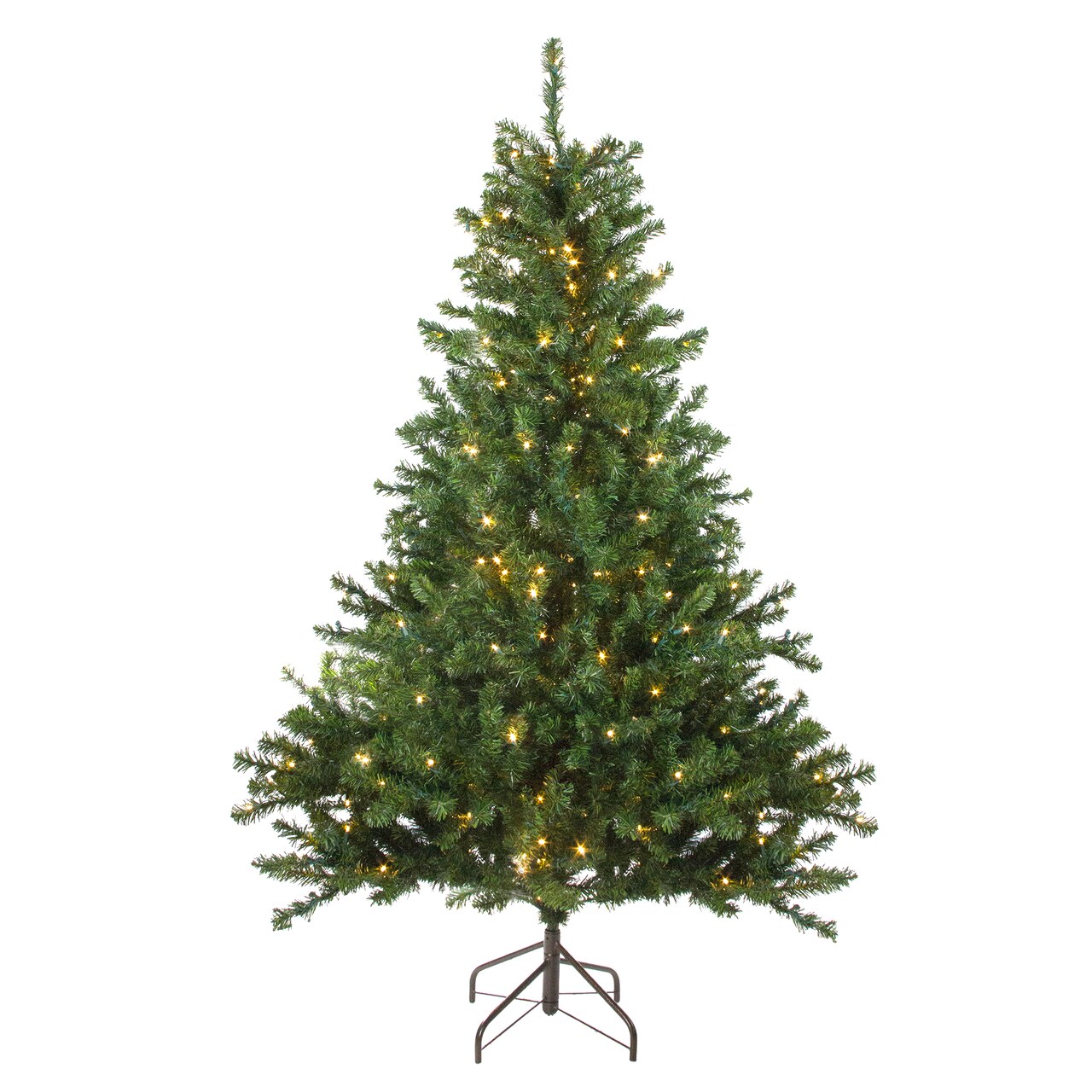 Northlight Pre-Lit LED Medium Canadian Pine Artificial Christmas Tree - 5' - Candlelight Lights